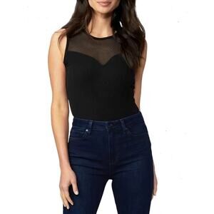 NWT Paige Black Layla Bodysuit Size Medium